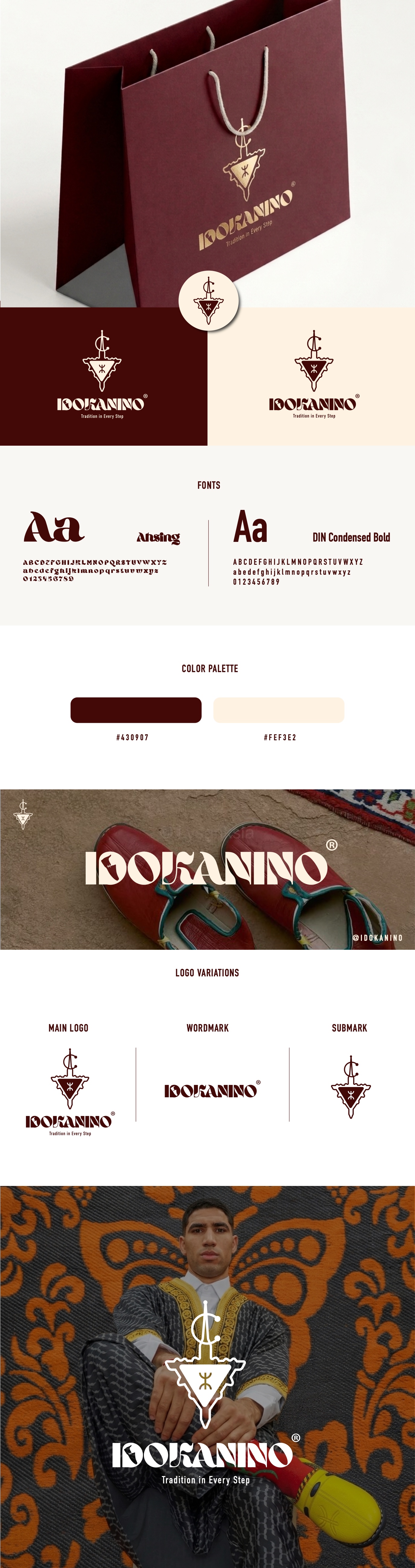 Idokanino Visual Identity System
