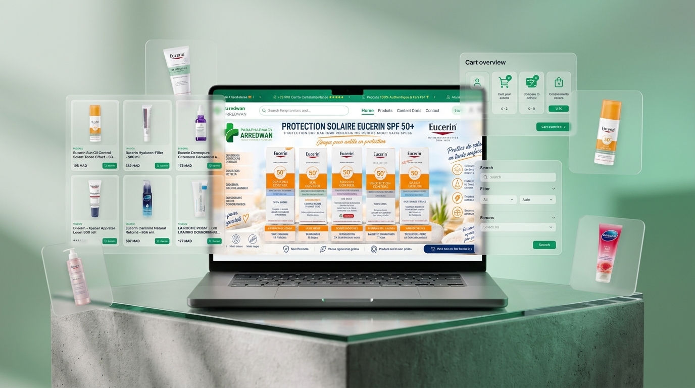 Para Arredwan Healthcare E-Commerce Website